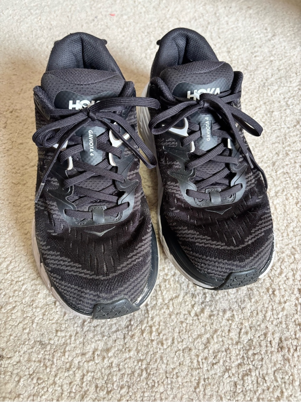 Hoka Gaviota 4 Women’s Black Running Shoes 10.5